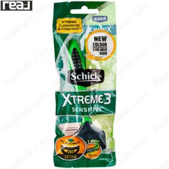 تصویر خود تراش شیک مدل اکستریم 3، بسته 1 عددی Schick Xtreme3 Sensitive Flexible 