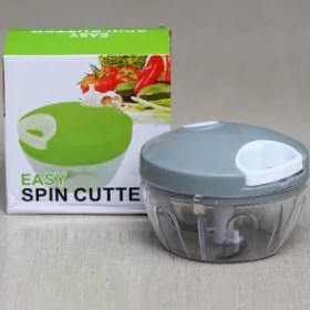 تصویر خردکن دستی نخ دار Easy Spin Cutter ایزی اسپین کاتر ۳ تیغه HSL-024 