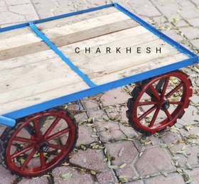 تصویر چرخ گاری سنتی سایز بزرگ 