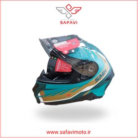 تصویر کلاه کاسکت SMK TYPHOON فک ثابت 