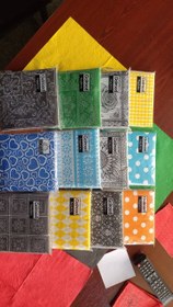 تصویر دستمال کاغذی کوکتل طرحدار 