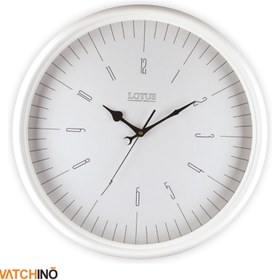 تصویر ساعت دیواری چوبی لوتوس مدل PEARLAND کد W-251 رنگ WH ا PEARLAND-251-WH PEARLAND-251-WH