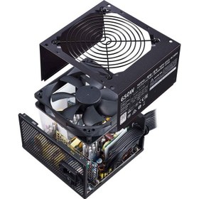 تصویر منبع تغذیه کامپیوتر Cooler Master 650W(استوک) Cooler Master Power Supply 650W(stock)