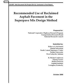 خرید و قیمت دانلود کتاب Recommended Use of Reclaimed Asphalt Pavement ...