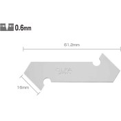 تصویر تیغ کاتر استیل پلکسی بر بزرگ الفا مدل OLFA PB-800 OLFA Cutter Blades PB-800