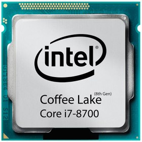 تصویر پردازنده مرکزی اینتل سری Coffee Lake مدل Core i7-8700 تری Intel Coffee Lake Core i7-8700 Tray CPU