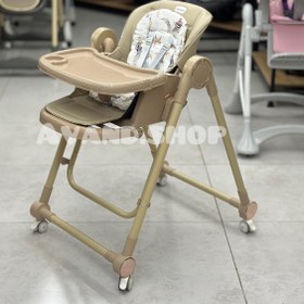 تصویر صندلی غذا تاب شو پاپی پاپا popypapa مدل S07 (کرم) 