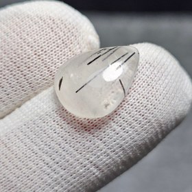 تصویر نگین سنگ طبیعی در مویی معدنی کد 34807 