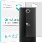 تصویر گلس محافظ پشت گوشی Blackberry Prive مدل نانو هیدروژل شفاف برند راک اسپیس کد 2363S 