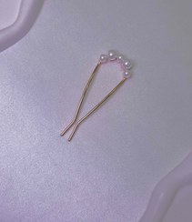 تصویر کانزاشی دوشاخه مرواریدی - طلایی 