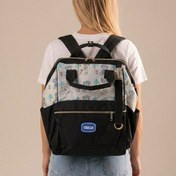 تصویر کوله پشتی لوازم نوزاد طرح خرس جادار ضد آب 