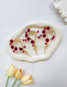 تصویر گیره چفتی گل رز 