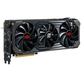 تصویر کارت گرافیک استوک پاورکالر Red Devil RX 6700 XT ظرفیت 12 گیگابایت 