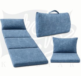 تصویر تشک جمع شونده بالشت سر خود تاشو 