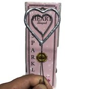 تصویر فشفشه قلبی نقره ایی 