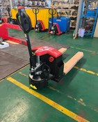 تصویر پالت تراک برقی باتری خودرویی electric pallet truck