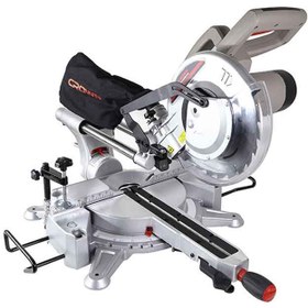 تصویر فارسی بر کشویی 1800 وات کرون مدل CT15233P Crown CT15233P Miter Saw