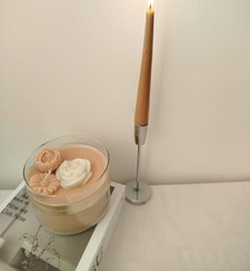 تصویر فروش شمع قلمی مدل نوک تیز خرید مستقیم از تولید کننده بسته دوتایی 