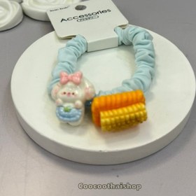 تصویر کش سر فانتزی - صورتی Hair Tie