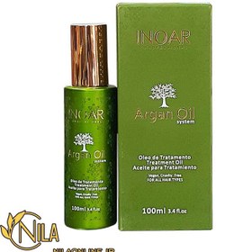 تصویر روغن آرگان اینوآر INOAR (وگان) Inoar Argan Oil System-100ml