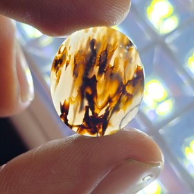 تصویر نگین عقیق شجر قاین معدنی 