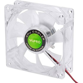 تصویر فن خنک کننده Case چراغدار مدل Wipro 8×8 Case cooling fan with light, Wipro 8x8 model