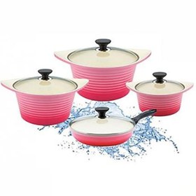 تصویر سرویس قابلمه سرامیکی ۸ پارچه کیپ مدل KCS-135 Keep KCS-135 Pot Set 8 Pieces