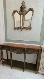 تصویر کنسول چوبی Console Table wood