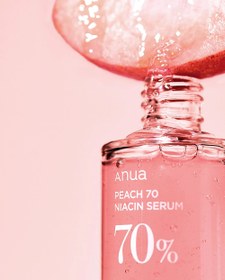 تصویر سرم روشن کننده آنوا هلو و نیاسینامید Anua PEACH 70% NIACINAMIDE SERUM