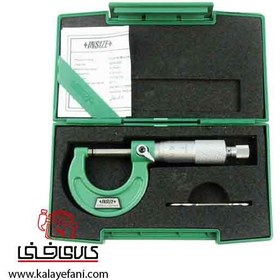 تصویر میکرومتر خارج سنج 25-0 میلیمتر اینسایز مدل 25-3210 INSIZE 3210-25 outside micrometer