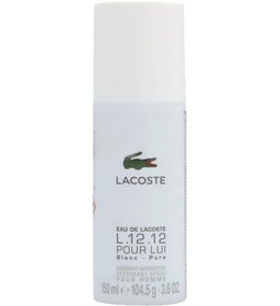 تصویر اسپری دئودورانت او د لاگوست سفید 150 میلی‌لیتر برند Lacoste Eau De Lacoste Deodorant Spray White 150ml