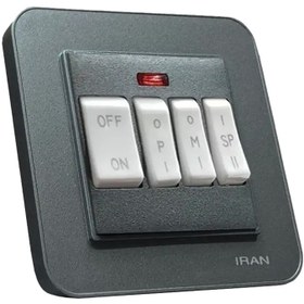 تصویر کلید کولر 2009 زغال سنگی (ایران الکتریک) 