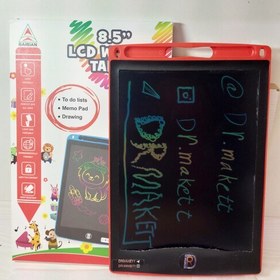 تصویر تبلت قلمی اسباب بازی مدل کاغذ هوشمند LCD WRITING TABLET قلم هفت رنگ موجود به رنگ قرمز 