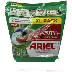 تصویر قرص ماشین لباسشویی ایتالیایی آریل ARIEL مدل Extra Clean Power بسته 40 عددی 