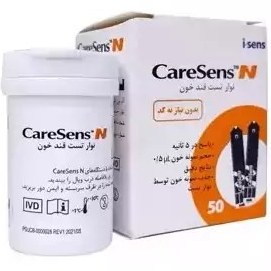 تصویر نوار تست قند خون CareSens(کرسنس) 