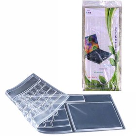 تصویر محافظ ژله ای کیبورد کامپیوتر حروف برجسته سایز 17 اینچ 