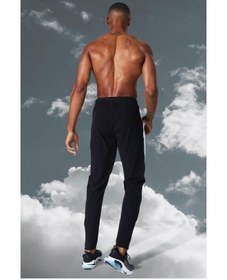 تصویر شلوار جگری سبک مردانه با نوار کناری برند boohooman Man Active Gym Lightweight Side Stripe Jogger