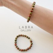تصویر دستبند اسپورت سنگ اوناکیت اصل Genuine onyx stone sports bracelet