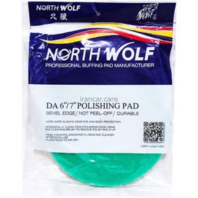 تصویر پد پولیش زبر اوربیتال 125 میلیمتری نورث ولف مدل North Wolf DA Foam Buffing Green 