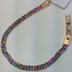 تصویر دستبند ژوپینگ رنگارنگ 
