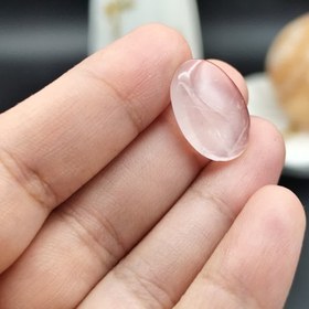 تصویر نگین رزکوارتز اصل معدنی کد 9252 