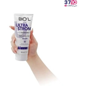 تصویر ژل مو تیوبی الترا فوق العاده قوی حجم 200 میل بیول Hair gel tube Ultra super strong 200 mil Biol