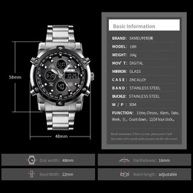 تصویر ساعت مچی عقربه ای مردانه اسکمی مدل 1389 