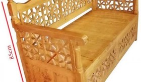 تصویر تخت سنتی چوبی 60*160کد 234 