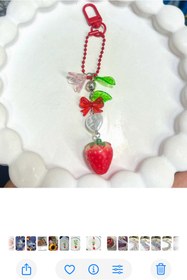 تصویر توت فرنگی آویز 