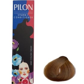 تصویر رنگ مو پیلون سری طبیعی شماره 8.0 رنگ بلوند روشن pilon hair color