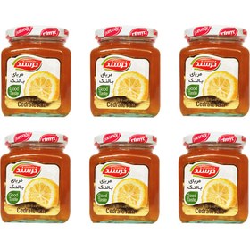 تصویر مربا بالنگ خرسند - 300 گرم بسته 6 عددی مربا بالنگ خرسند - 300 گرم بسته 6 عددی