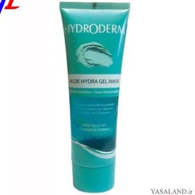 تصویر ماسک صورت ژلی آبرسان هیدرودرم حاوی آلوئه ورا و کالاندولا 100 میل Hydroderm Mask Gel Aloevera Hydra Intense Hydration 100ml