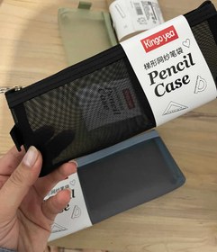 تصویر جامدادی شفاف تک‌زیپ ۵۲ - مشکی 