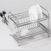 تصویر آبچکان رومیزی کوچک استیل با جاقاشقی و جالیوانی – مرسانا -آدلان 